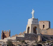 Sagrado Corazón en el Castillo de San Cristobal (Almería)