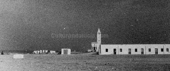 Salinas de Cabo de Gata a principios del siglo XX. Foto: Walter Barten