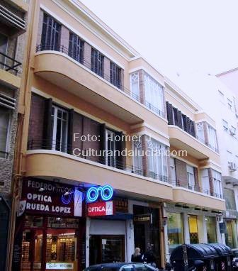 Casa del arquitecto Guillermo Langle en la calle Rueda Lpez (Almera)