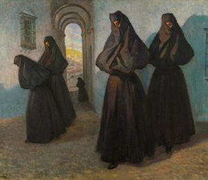 "Las Civijadas de Véjer". Obra de Francisco Prieto Sánchez, en el Museo de Cádiz