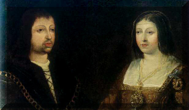 Isabel I de Castilla y Fernando V de Aragón, conocidos como los Reyes Católicos