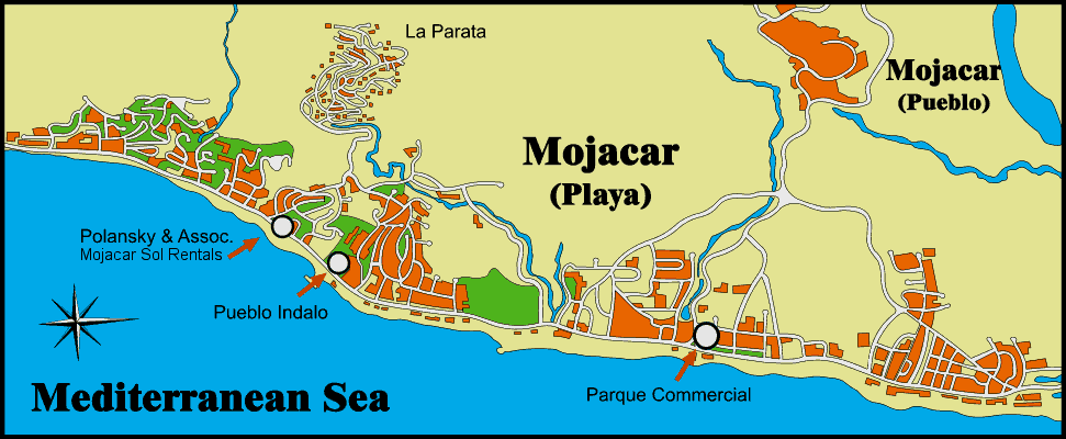 El "sueño de Paul J.Polanski". Costa de Mojácar en la actualidad: centros comerciales, campos de golf, pueblos turísticos de nueva planta...