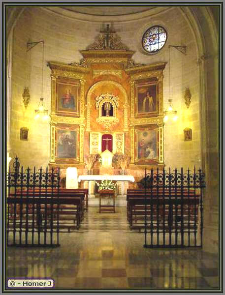 Capilla de la Piedad, en la Girola de la Catedral. En ella fue sepultado el obispo Antonio Corrionero.Foto: "Homer J"