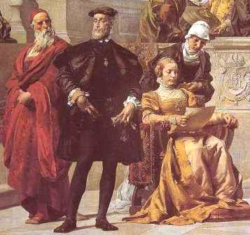 Carlos V con Isabel de Portugal.