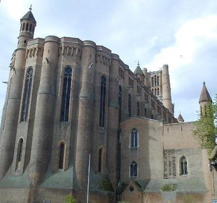 Catedra-fortaleza de Albi (Francia). Girola