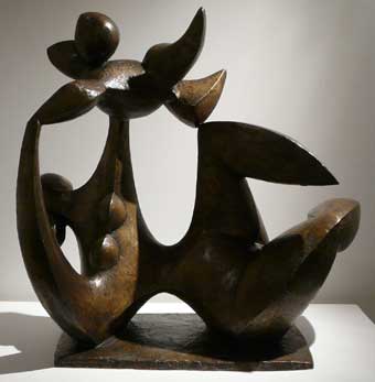 "Madre y niño" de Baltasar Lobo