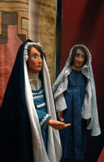 Personajes religiosos del teatro de marionetas de La Tía Norica (Cádiz).