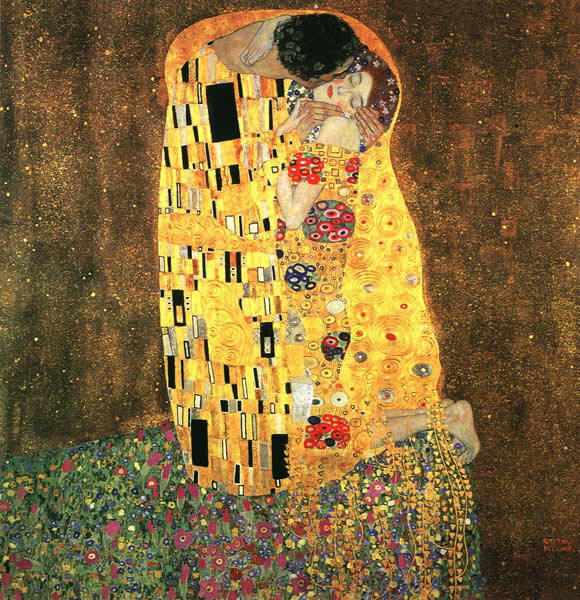 "El beso" de Gustav Klimt. Pintado en 1.907