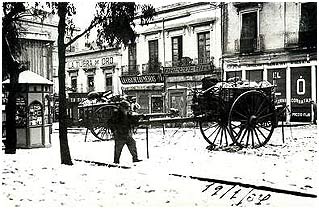 Avenida de la República, en el centro de Almería. Año 1933