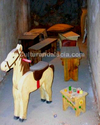 Refugios de Almería. Habitación privada de Guillermo Langle, para él y su familia, en la Galería Principal del Paseo de Almería. Foto: M.Soler