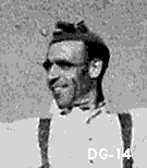 Ampliacin de la fig.1 en DG-3. Rostro de Robert Capa para algunos investigadores y de "Taino" para otros.