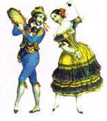 Imagen goyesca del carnaval de Cdiz