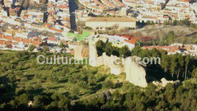 Restos de lienzo de muralla norte del Castillo de Santa Catalina, Jan