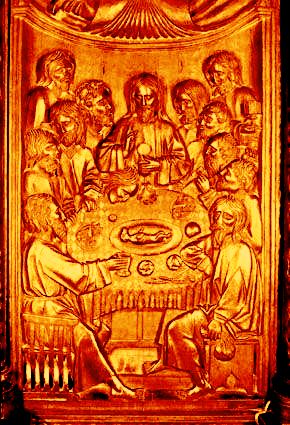 Detalle de la silleria.La ltima cena