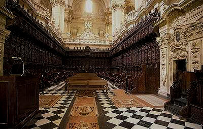 Sillería del Coro de la Catedral de Jaén.