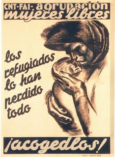 Cartel de "Mujeres Libertarias"