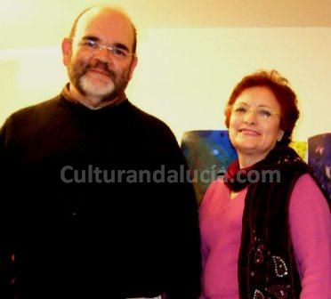 Pedro Garciarias y Margarita en su estudio de Granada.Foto:Milagros Soler (Ao 2007)