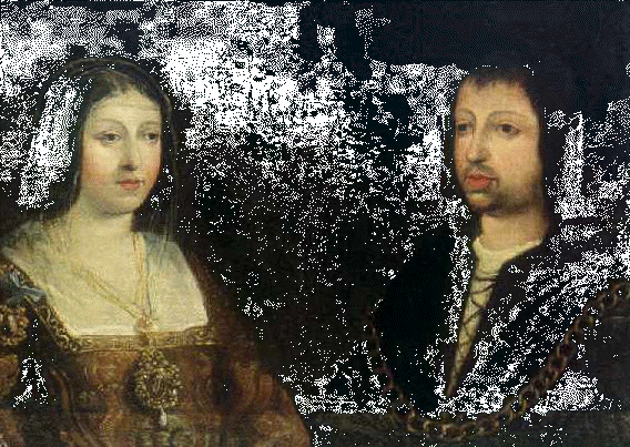 El matrimonio de Isabel I de Castilla y Fernando V de Arag�n, forjaron la uni�n de los reinos cristianos.
