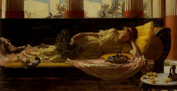Dolce Far Niente, de J.W.Waterhouse