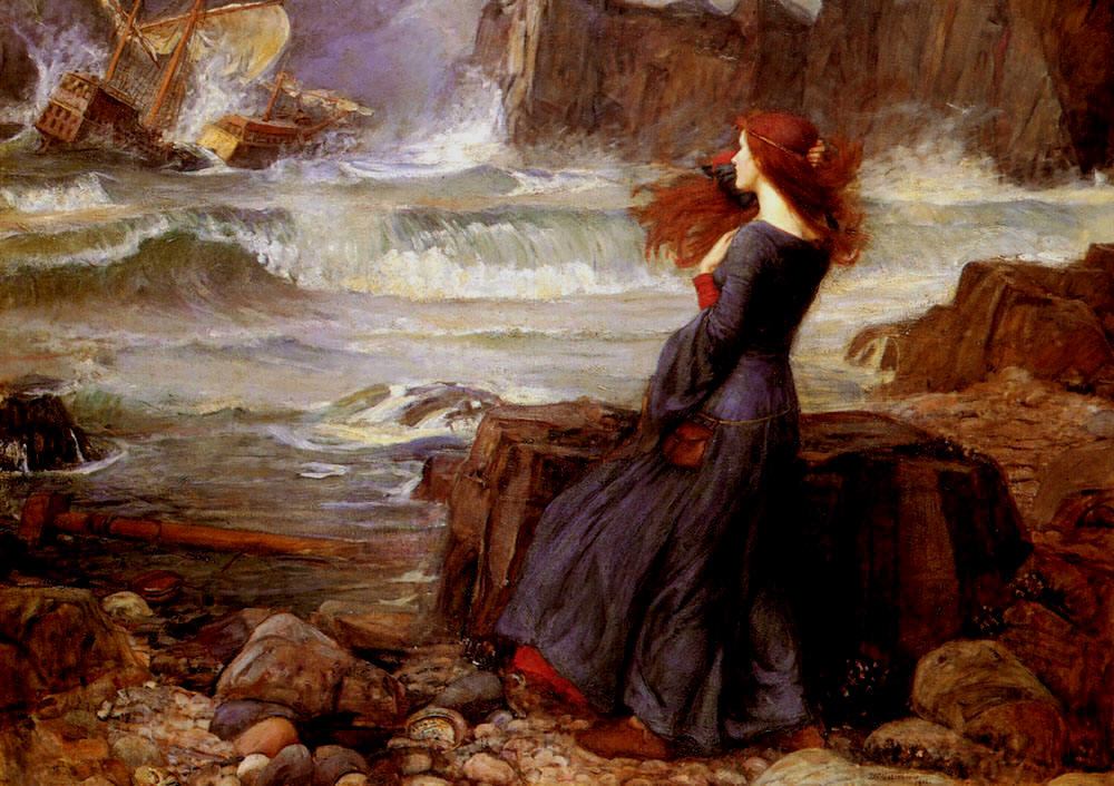 The Tempest de J.W.Waterhouse