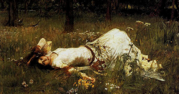 Ophelie, de J.W.Waterhouse