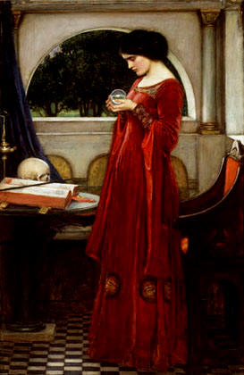 Crystal Ball de J.W.Waterhouse 