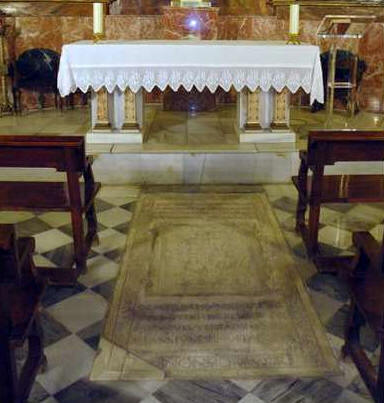 Sepulcro del obispo Corrionero en la Capilla de Ntra. Sra. de la Piedad