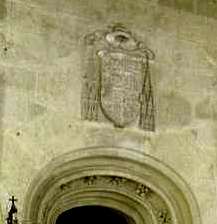 Escudo del obispo Villalán en la Sacristía de la catedral. Foto: Jesús Vílchez