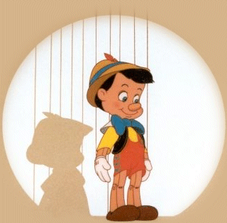 Pinocho, segn la recreacin de  W.Disney