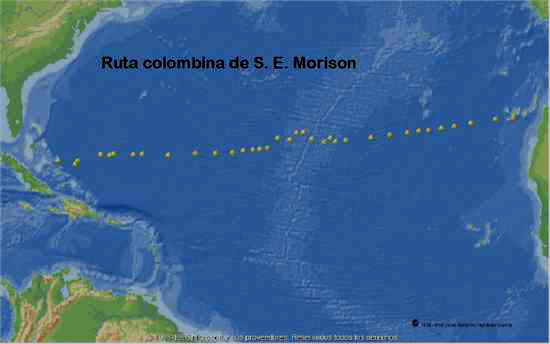 Ruta colombina de S.E. Morison