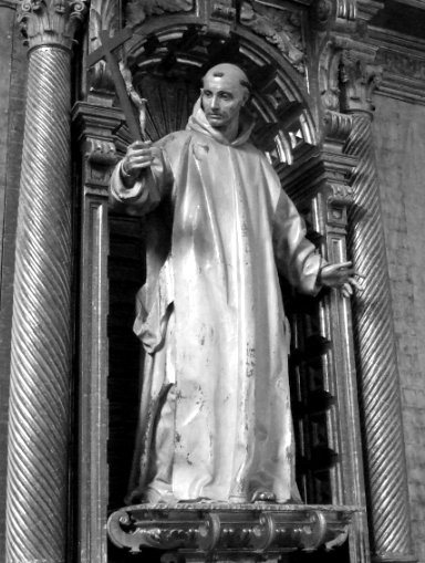 Escultura de San Bruno de Manuel de Pereira (Cartuja de Miraflores - Burgos)