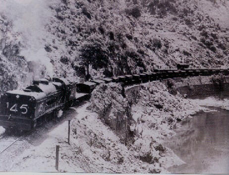 Tren minero de Riotinto en Huelva (Andalucía)