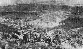 Posición republicana en Cerro Muriano (Córdoba) antes del ataque del general Varela