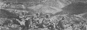 Milicianos republicanos en el frente de Córdoba.Cerro Muriano, 1939