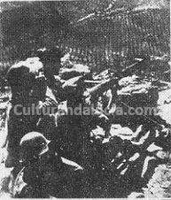 Puesto de vigilancia en Cerro Muriano (Crdoba), 1936