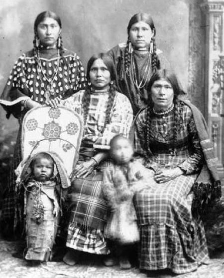 Mujeres shoshone.