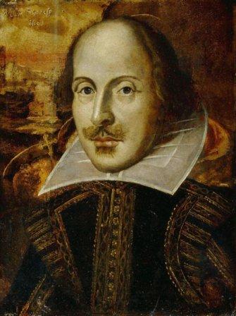 Retrato del dramaturgo ingls  W.Shakespeare.
